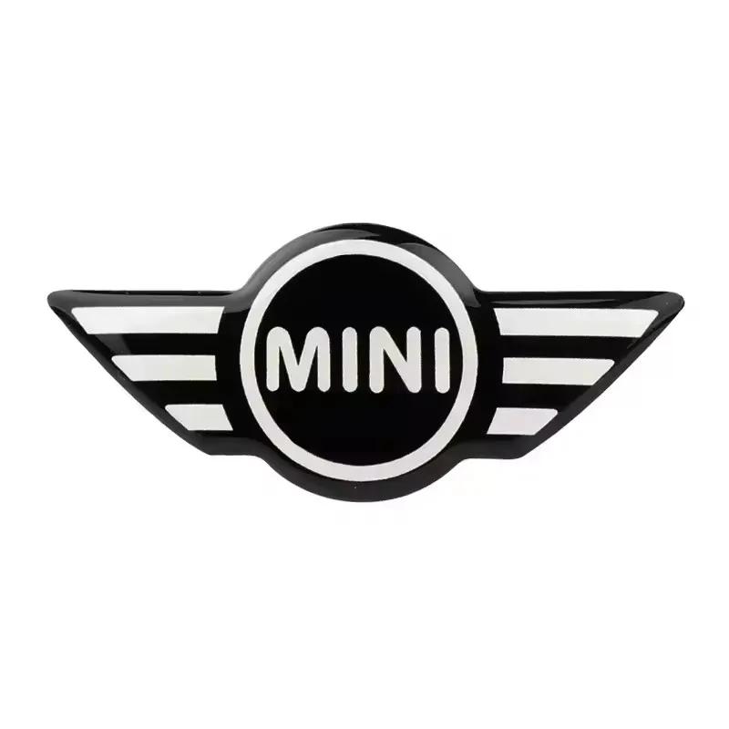 Наклейка-логотип на центр руля автомобиля для Mini Cooper John Cooper Works R50 R52 R53 R55 R56 F54 F55 F56 F60 Декор интерьера