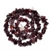 AAA+ 100% Natural Garnet Uncut Smooth Beads Necklace 4-8 Mm 17-18" UB-8447
