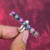 Кольцо с розовым колючим устричным камнем, Ювелирные изделия с драгоценными камнями, Кольцо из 925 пробы стерлингового серебра, Подарок для женщин, Кольцо ручной работы