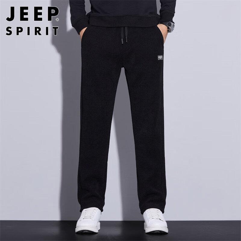 JEEP SPIRIT Men's Corduroy Straight-Leg Casual Sweatpants