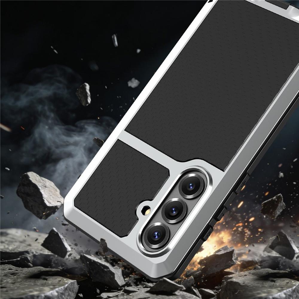 Armored case for Samsung Galaxy S26, with built-in glass, silver