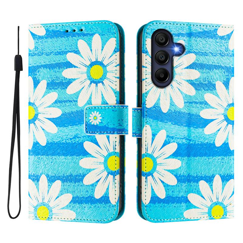 Роскошный откидной кожаный чехол для Samsung Galaxy A17 4G 5G, откидная крышка для A17 A16 A15 A14 5G A175F, кошелек, сумки, чехлы с цветами, накладка