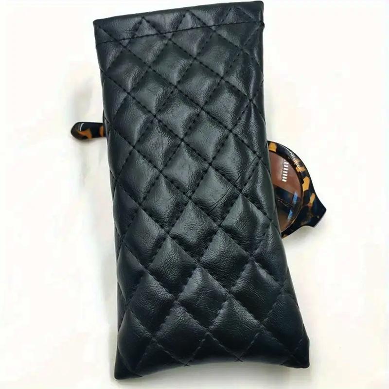 Стильный и простой чехол для очков из ПУ кожи, водонепроницаемый и устойчивый к давлению, портативный чехол для солнцезащитных очков, сумка для хранения очков