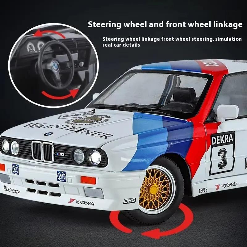 1/24 литая модель автомобиля BMW M3 Street Car Decal Version литая модель автомобиля