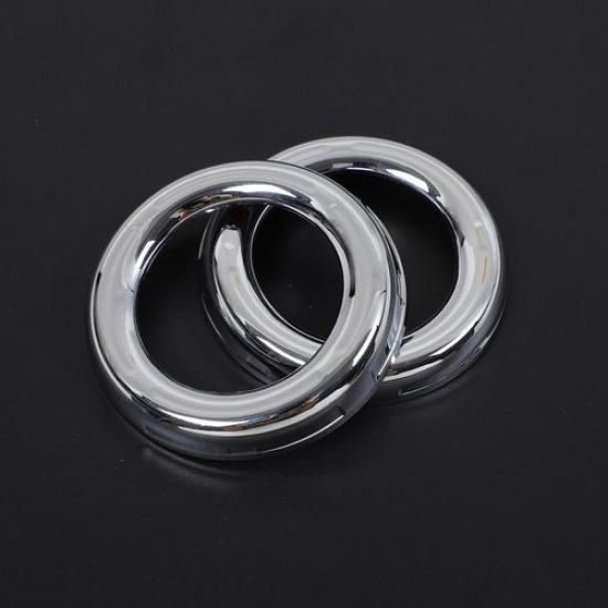 Серебристая накладка на противотуманную фару для Mitsubishi Triton L200 2015-2018