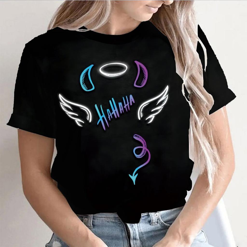 3D Футболка с женским принтом «Бабочка», рубашка с вырезом, короткие рукава, большие размеры, женская мода, лето, новинка, 2025