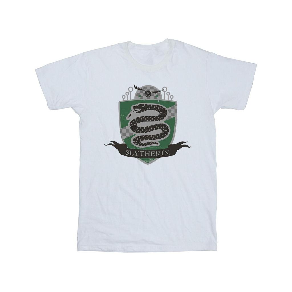 Harry Potter Mens Slytherin Chest Badge T-Shirt
