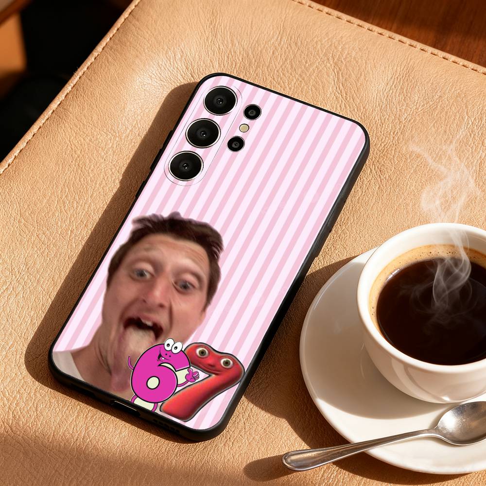 Funny D-Daniel L-Larson M-Meme Phone Case For Samsung S26,S25,24,23,22,30,21,10,9,Ultra,Plus,Lite,Black Soft Case