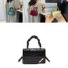 Trendy Casual Small Square Crossbody Bag Fashionable Pu Leather Handbag For Women