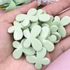 Высококачественные акриловые серьги-бусины для самостоятельного изготовления, аксессуары для телефонной цепочки, 20 шт., бусины ручной работы, кремовые бусины-бабочки, макароны 21,5 x 29,2 мм