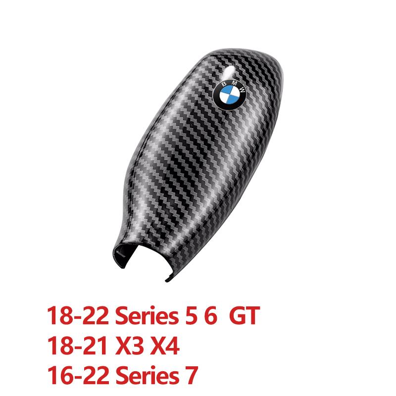 Carbon Fiber ABS Car Gear Shifter Knob Cover For BMW X3 X4 X5 X6 X7 F30 F20 F10 GT F31 F32 F34 F36 Trim Accessories Car Stickers rldf93