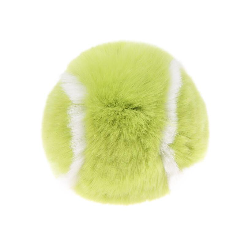 Мягкий пушистый теннисный мяч, плюшевый брелок, плюшевый мяч, брелок для девочек, рюкзак, подвесная сумка, подвесное украшение