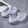 Летняя женская дышащая обувь на воздушной подушке, женская повседневная обувь на толстой подошве на липучке, прогулочная обувь, спортивная обувь