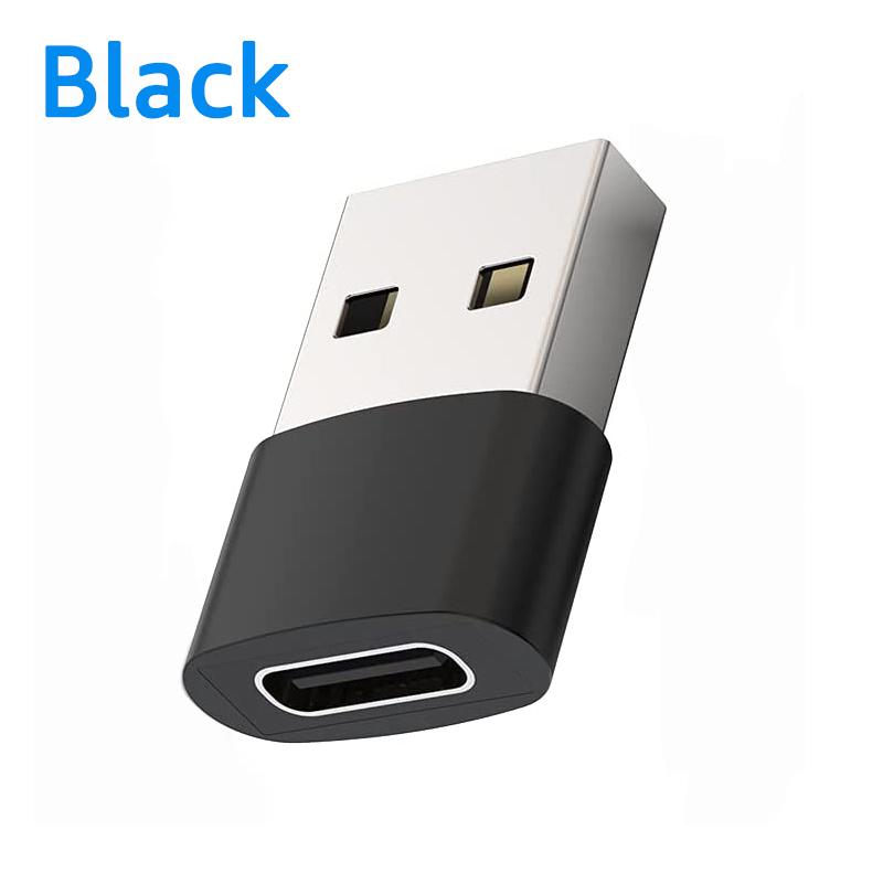USB Type-C Adapter USB 2.0 Male to Type C Female Adapter Type C Converter for Charging Data Transfer USB C Adapter for Samsung