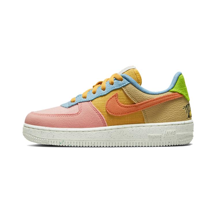 Новые детские кеды для скейтбординга Nike Air Force 1 для дошкольников DM1008-700
