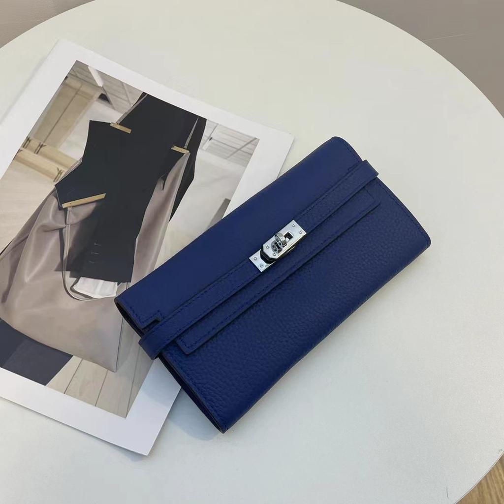 Роскошные женские кошельки из натуральной кожи, высококачественный первый слой коровьей кожи, длинный кошелек, серебристый тон, застегивающийся на замок, великолепная сумка-клатч без логотипа