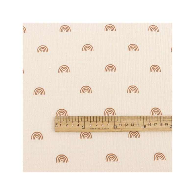 Двухслойный мультяшный радужный хлопковый марлевый слюнявчик-полотенце