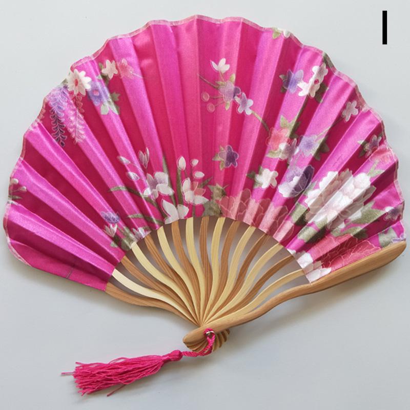 Ручные веера в китайском стиле с индивидуальным узором, шелковые бамбуковые складные веера, ручной свадебный веер, крутой веер с бамбуковыми цветами