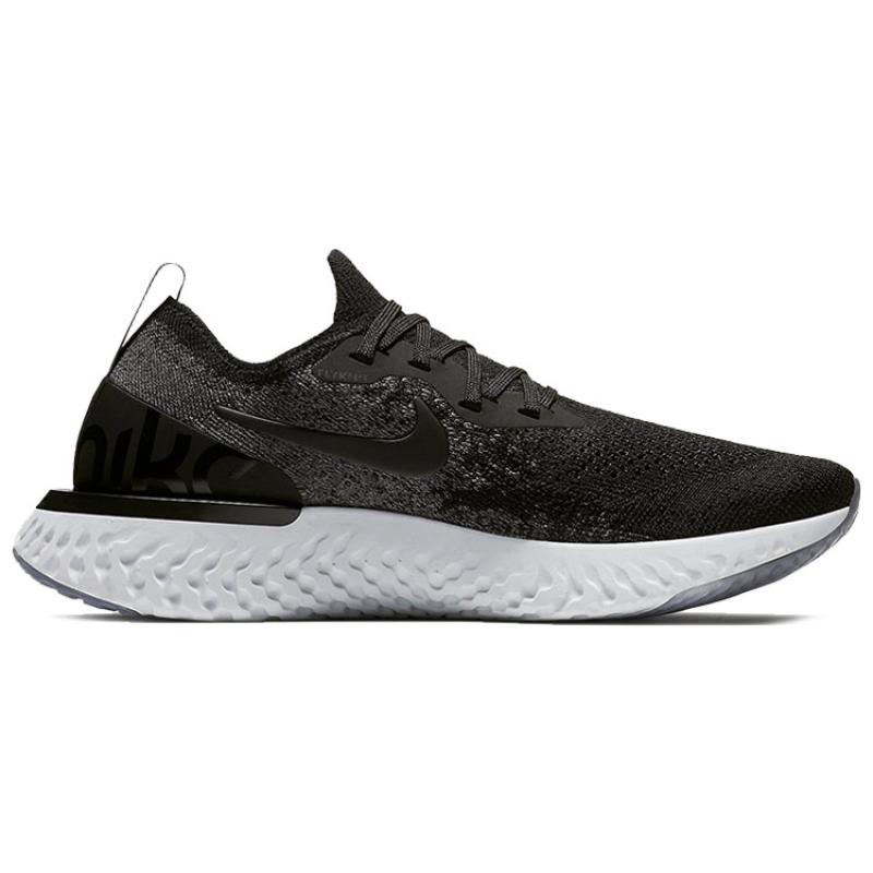Nike Женские кроссовки Epic React Flyknit Черный Темно-серый AQ0070-001