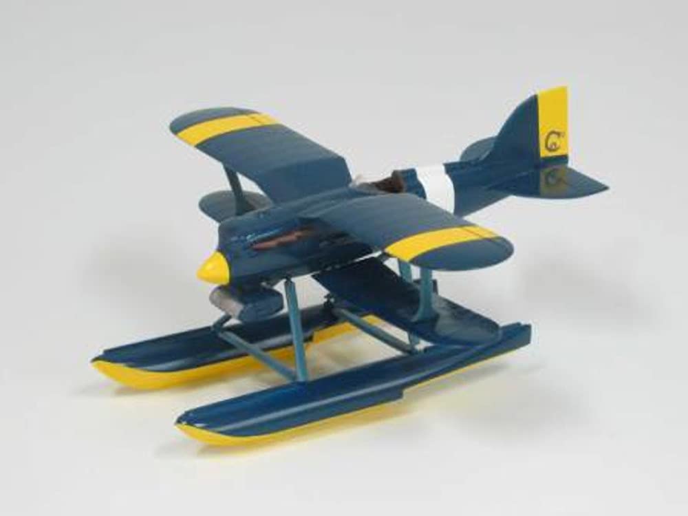 Fine Molds Porco Rosso Curtiss Undercover Seaplane Fighter with Curtiss FG2 Scale Plastic Model R3C-0 Statue, 1/48
