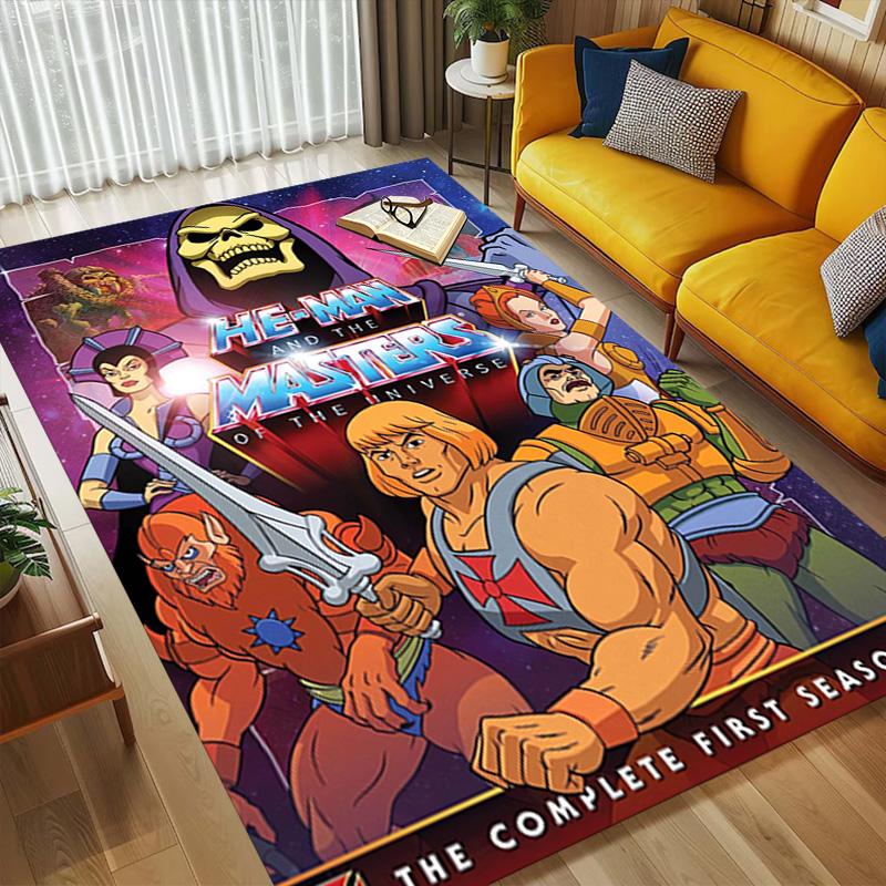 Heman Universe Living Room Nonslip Area Rug Soft Carpet For Bedroom Game Playroom Sofa Office Home Decor Doormat Christmas Gift C9302666