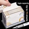 Креативный прозрачный акриловый органайзер для хранения карт, визитница для бизнес-отеля, выставки, большой вместимости