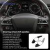 Для Seat Leon fr MK3 MK4 5F ST Cupra Ateca Alhambra Arona Ateca ibiza 6P Carbon Fibre ABS рулевое колесо подрулевые переключатели наклейка