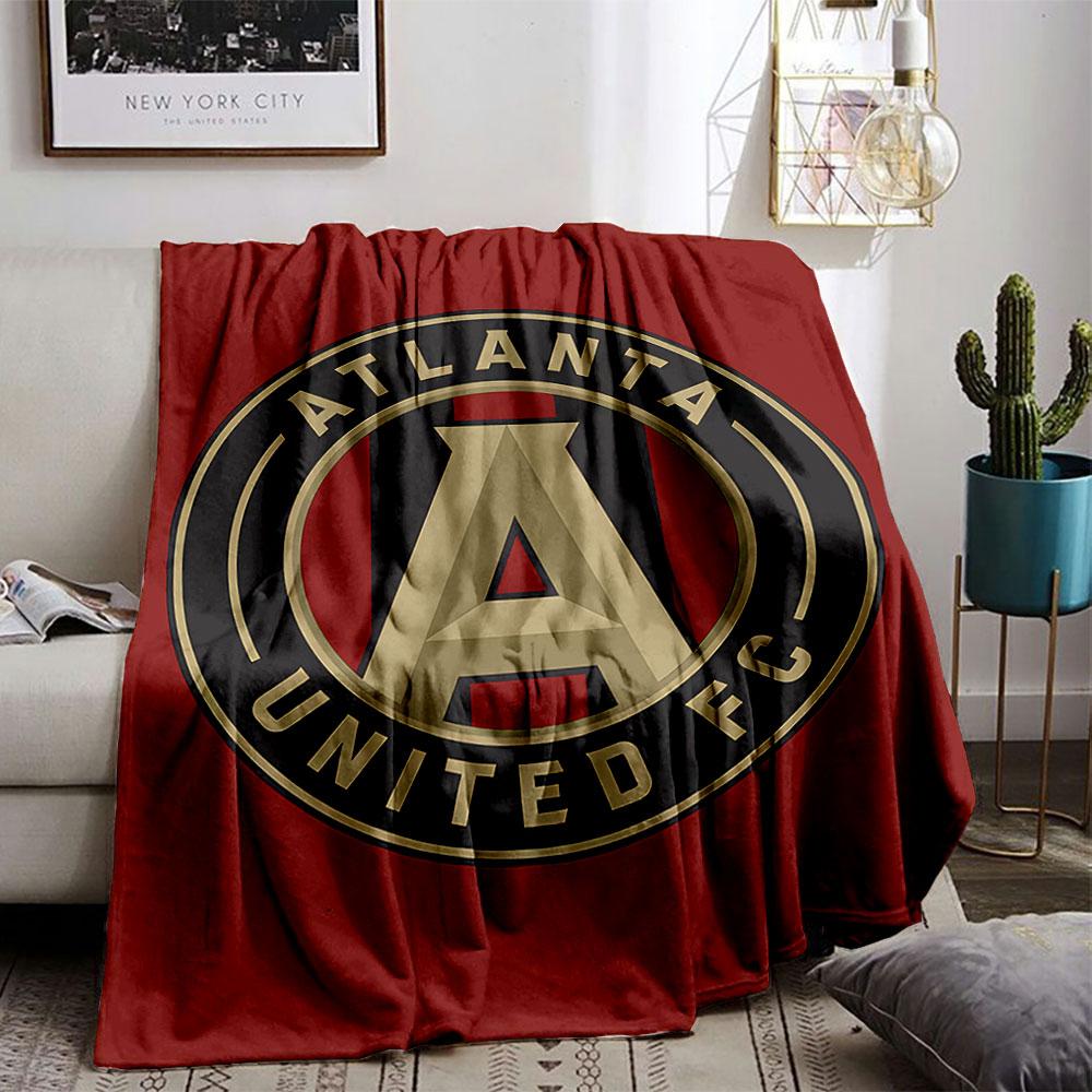 Atlanta United FC Logo Blanket for all seasons blanket lunch break throw gift