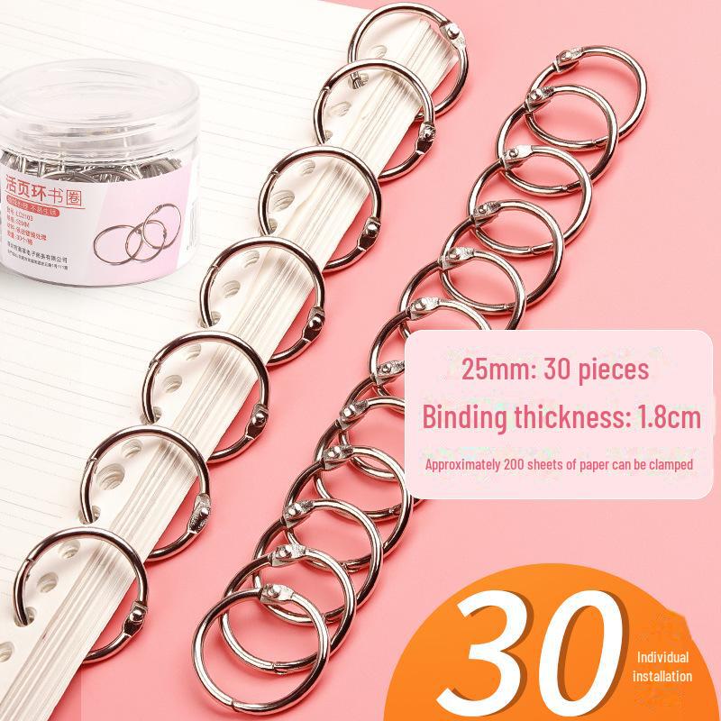 Кольца для переплета из металла цвета розового золота для альбомов своими руками