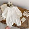 Infant Girls' Long Sleeve Solid Color Romper - New Spring Collection