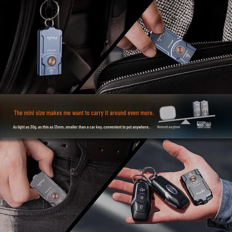 Fenix E03R V2.0 EDC Keychain Flashlight