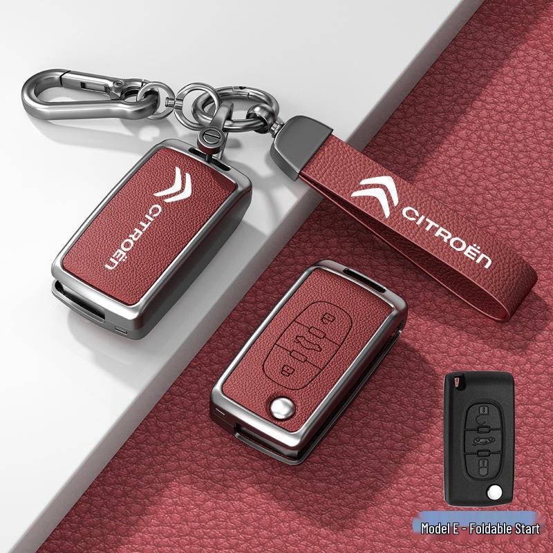 Чехол и пряжка для автомобильного ключа для моделей Citroen C3XR, C4L, Tianyi, C5, C4 Sega, Elysee, C6