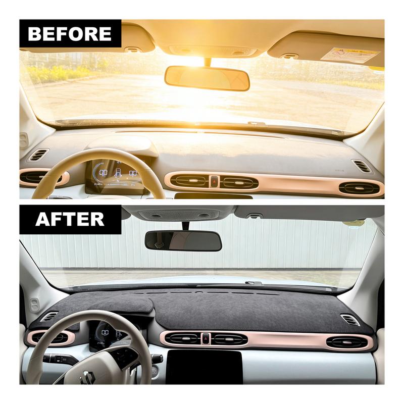 For Leapmotor T03 2024 2025 2026 LHD Premium Flannel Car Dashboard Cover Avoid Light Pad Anti-UV