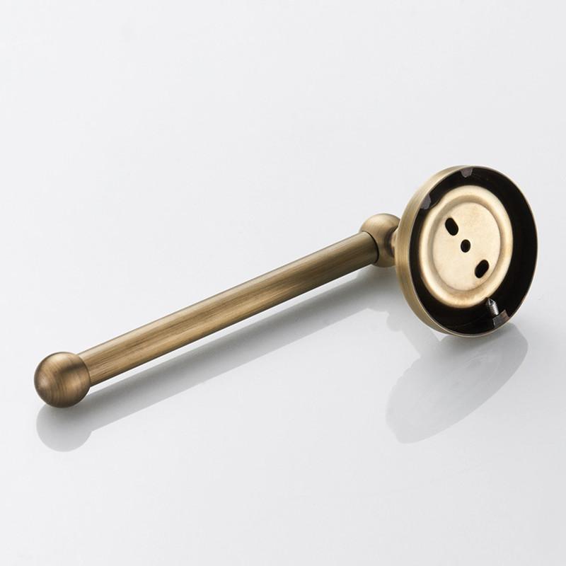 Holder Bathroom Toilet Accessories Paper Antique Copper Process Simple Roll Bar European Style Paper Towel Holder