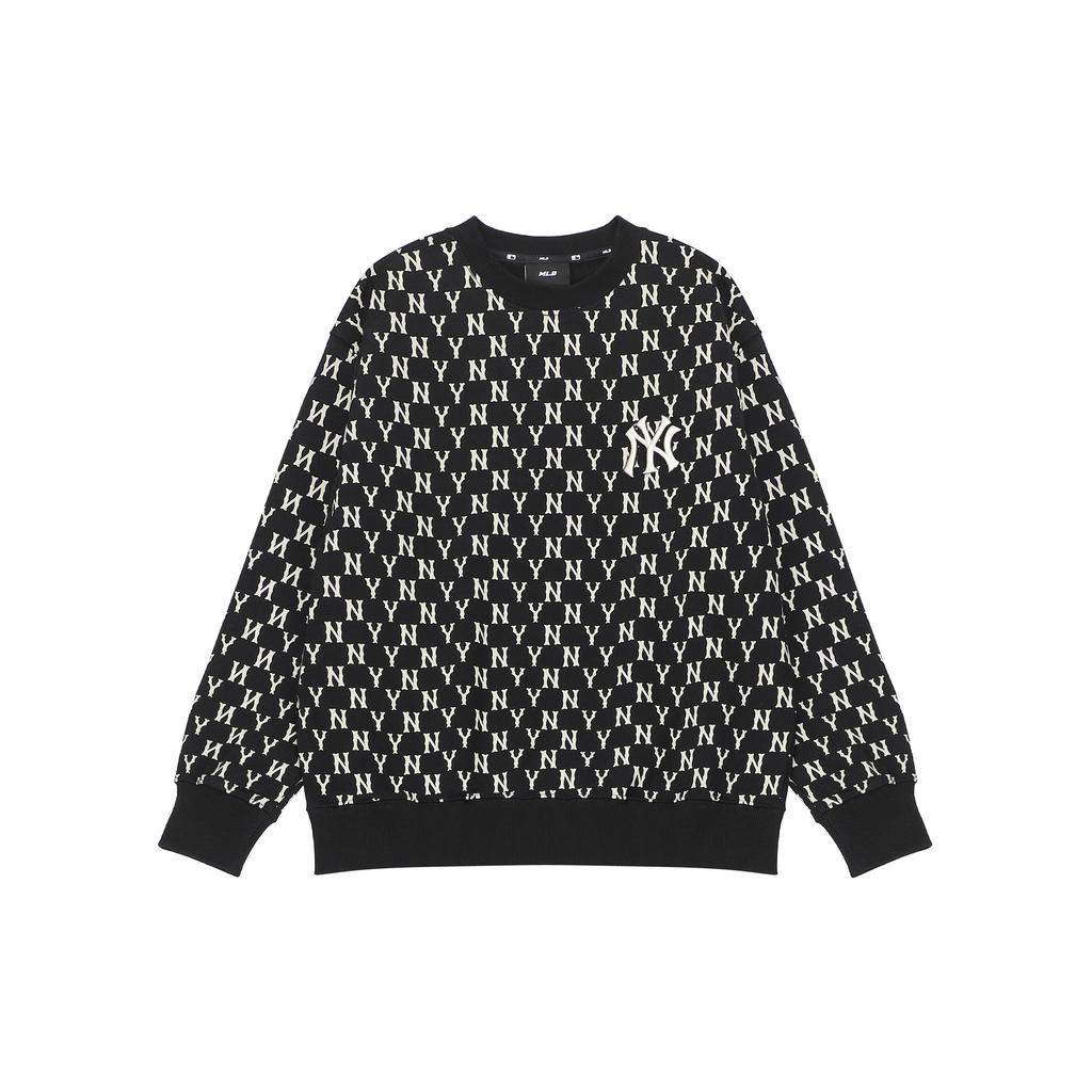 MLB Свитшот New York Yankees PLAY PIXEL OVERFIT Унисекс Черный 3AMTM0224-50BKS