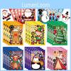 Cute Cartoon Christmas Santa And Snowman Diy Sticker Pack For Fun Kids Crafts And Journaling With 16 Sheets