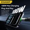 Essager 100 Вт 5 А Умный OTG-адаптер с автоотключением Type C OTG-коннектор С ремешком Для iPhone 17 16 15 Телефонов Android Планшета Ноутбука