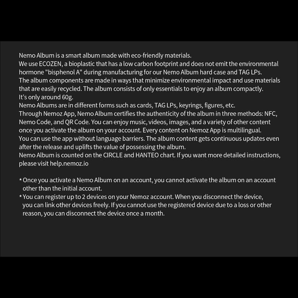 LUN8 [LOST] (SUNCATCHER Ver.) NEMO Album / 2nd Single