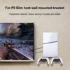 Wall Mount Kit Console Stand with Controller Holder Game Console Base Stand Holder for PS5 Slim Digital Edition and Disc Edition
