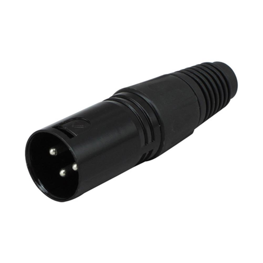 P586 3-контактный XLR штекер Мужской Головка Безвинтовая