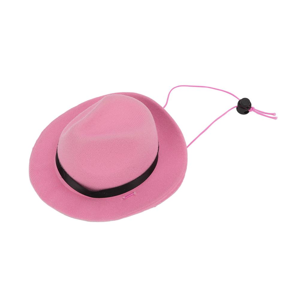 Pet Cowboy Hat Cute Funny Cowboy Dog Hat for Cats Dogs Party Festival Daily WearingPink