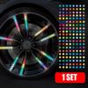Ступица колеса автомобиля Светоотражающая наклейка на обод шины Светоотражающие полосы Светящаяся наклейка для ночного вождения автомобиля-Стайлинг