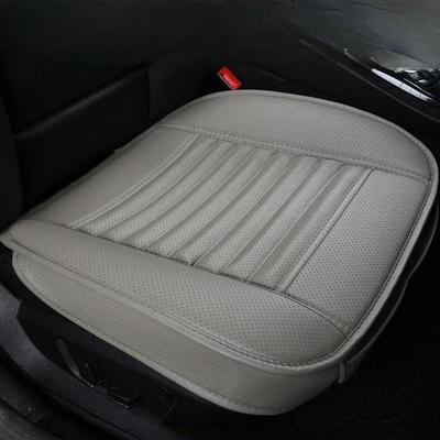 Универсальный чехол на автомобильное сиденье, дышащий коврик из искусственной кожи, коврик для авто, подушка для стула, чехол на переднее сиденье автомобиля, противоскользящий коврик на четыре сезона