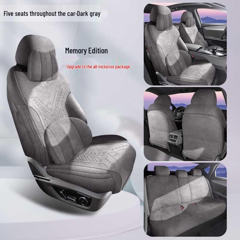 Совместимая с 25 моделями BYD Han Lams Подушка на сиденье автомобиля - Полуокруглая, Всесезонное покрытие сиденья