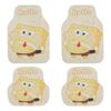 Car Foot Mat Cute Cartoon Main Driving Rear Row Cutting Wire Ring Girl Anti-Dirty Carpet Non Slip Abrasion Resistant Car Mats