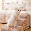 Pet Bedside Stairs for Small Dogs and Cats - Removable & Washable Steps