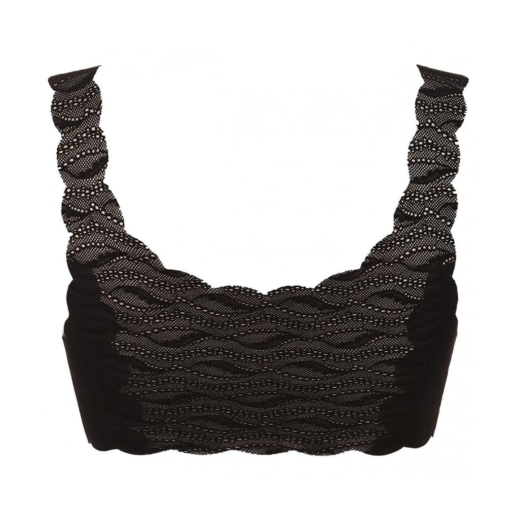 Топ-половинка Triumph Sloggi Zero Feel Lace Botanical 0004 Размер M (черный)