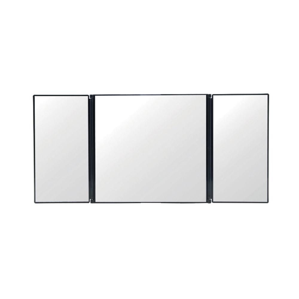 Visor Mirror Makeup Travel Car Vanity Mirror Cosmetic Trifold Auto Mirror