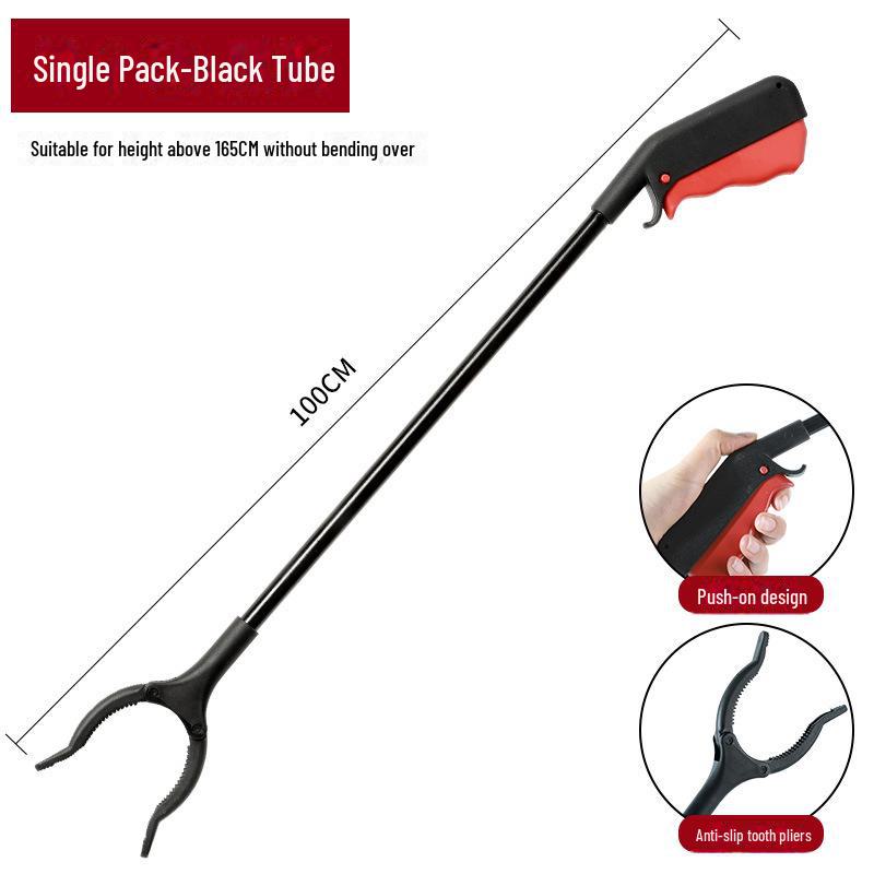 Санитарный захват с длинной ручкой: Зажим для мусора и наружный сборщик мусора