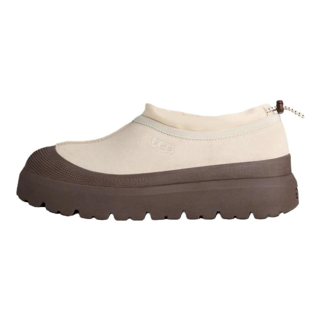UGG Tasman Weather Гибридные Замшевые Водонепроницаемые Низкие Повседневные Ботинки Унисекс Бежевый Янтарный 1144096-JNM